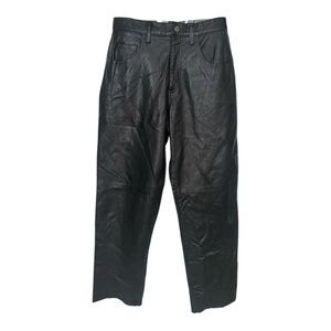 Issacson”s Atlanta High-Waisted Retro Leather Pants Fully Lined Size 12 NWT